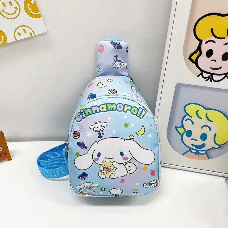 Cute Cartoon Children's Backpack: Trendy Casual Small Bag for Kindergarten Girls - Crossbody or Chest Style