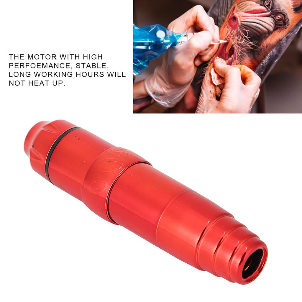 Professional Strong Motor Electric Tattoo Pen Machine Tattoo Artists Tool RCA Interface