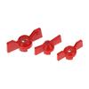 2Pcs Aluminum Handle Valve Handle Ball Valve Handle Wrench Red Butterfly Handle Accessories