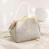 Women's bag new simple and elegant Hanfu bag Chinese antique hand-held cheongsam bag single shoulder crossbody shell bag