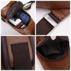 Portable Outdoor Crossbody Bag Pu Chest Bag Casual Shoulder Bag Usb Charging Mobile Phone Bag for