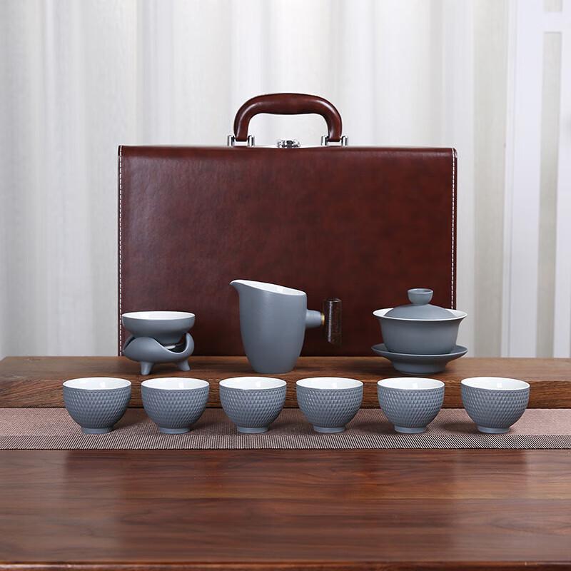 Stone Glaze Ceramic Gaiwan Tea Set