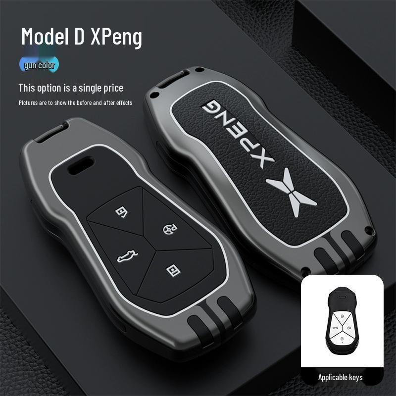 Premium Key Cover & Chain for Xiaopeng Models: P7, P7i, P5, G3, G3i, G6, G9 - Men s & Women s Edition