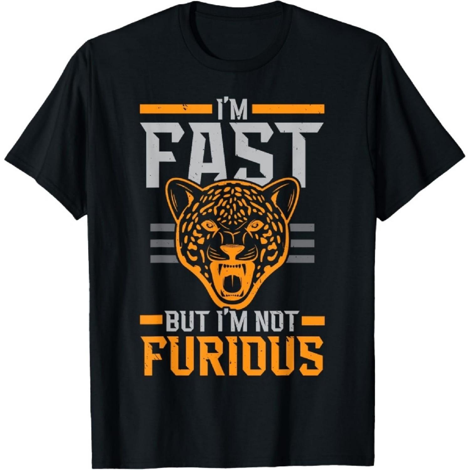 Я Быстрый, Но Я Не Яростный Гепард Дикая Природа Зоопарк Футболка S