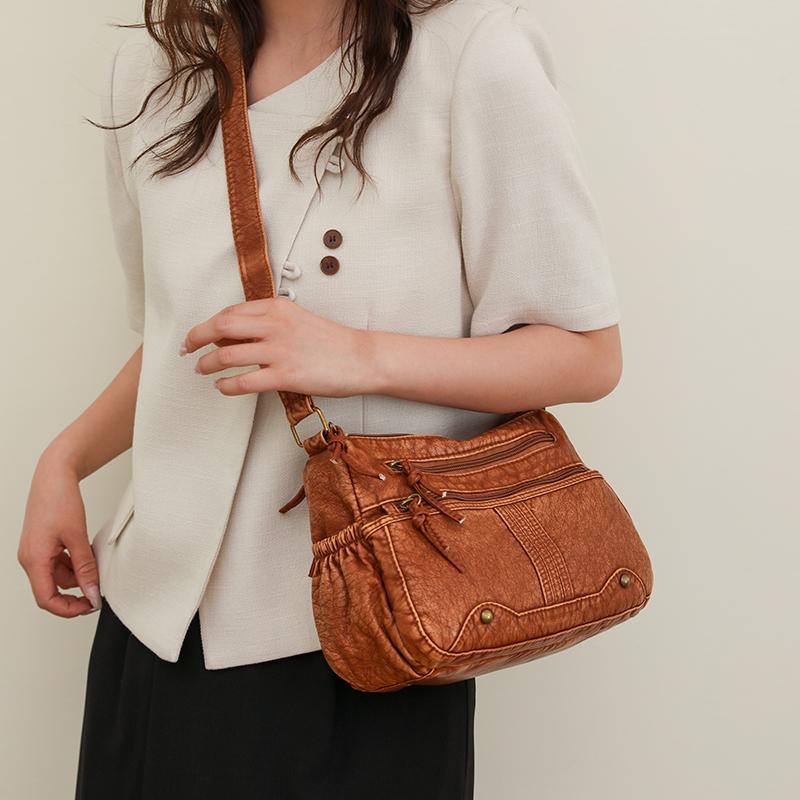 High Quality Ladies Tote Bag Women'S Shoulder Crossbody Bag 2025 New Simple Multi Compartment Women'S Bag Small Handbags