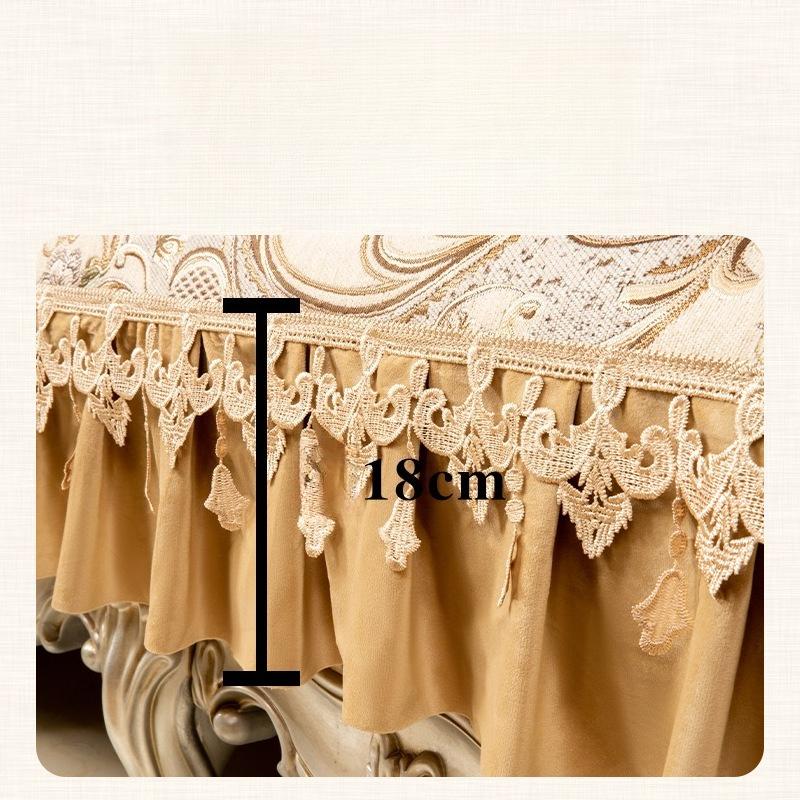 Sofa Towel European Chenille Sofa Cushion Four-Season Universal Sofa Cover High-End Sofa Cover Lace Embroidered Seat Cushion