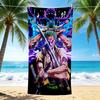 1Pc One Piece Zoro'S Determination Beach Towel Quick Dry Multiuse For Beach Pool Gym Yoga Home Travel Christmas Halloween Xmas Gift L1180