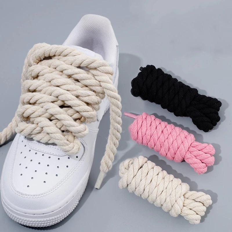 8mm Thick Round Laces Precision Woven Shoelaces for Sneakers Boots and Shoes 100cm 120cm 140cm 160cm Length Options Durable
