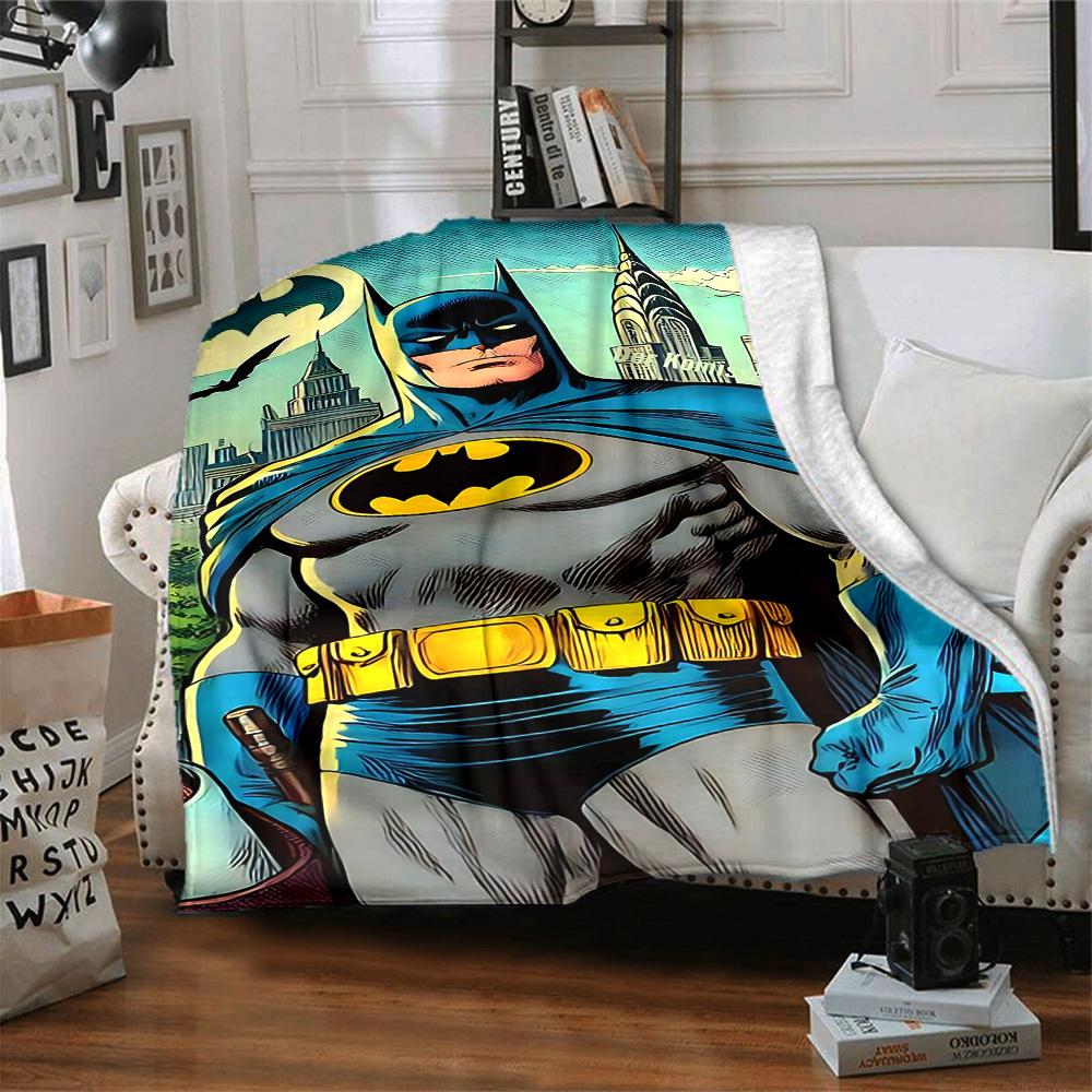 1 Stück Batman Decke Leichte Flanelldecke für Sofa, Bett, Reise, Wohnzimmer, Büro, Couch, Stuhl und Bett