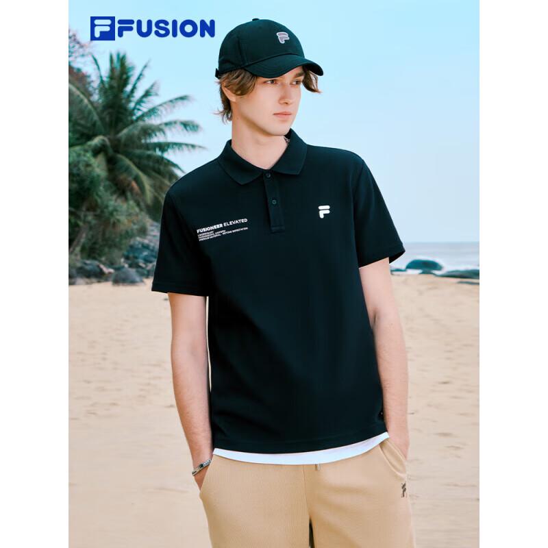 

FILA FUSION Men s Knit Short-Sleeve Polo Shirt L