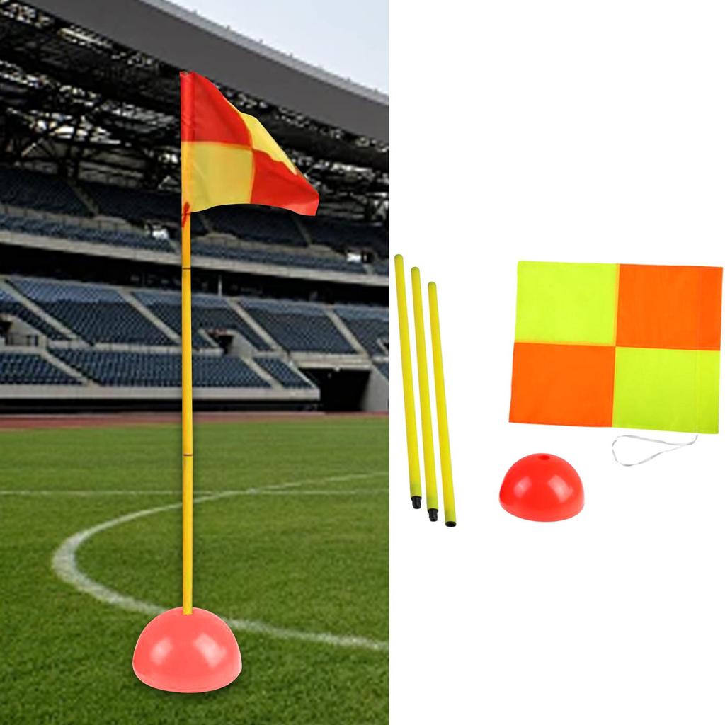 Soccer Corner Flag Soccer Agility Poles Playing Field Equipment for Soccer