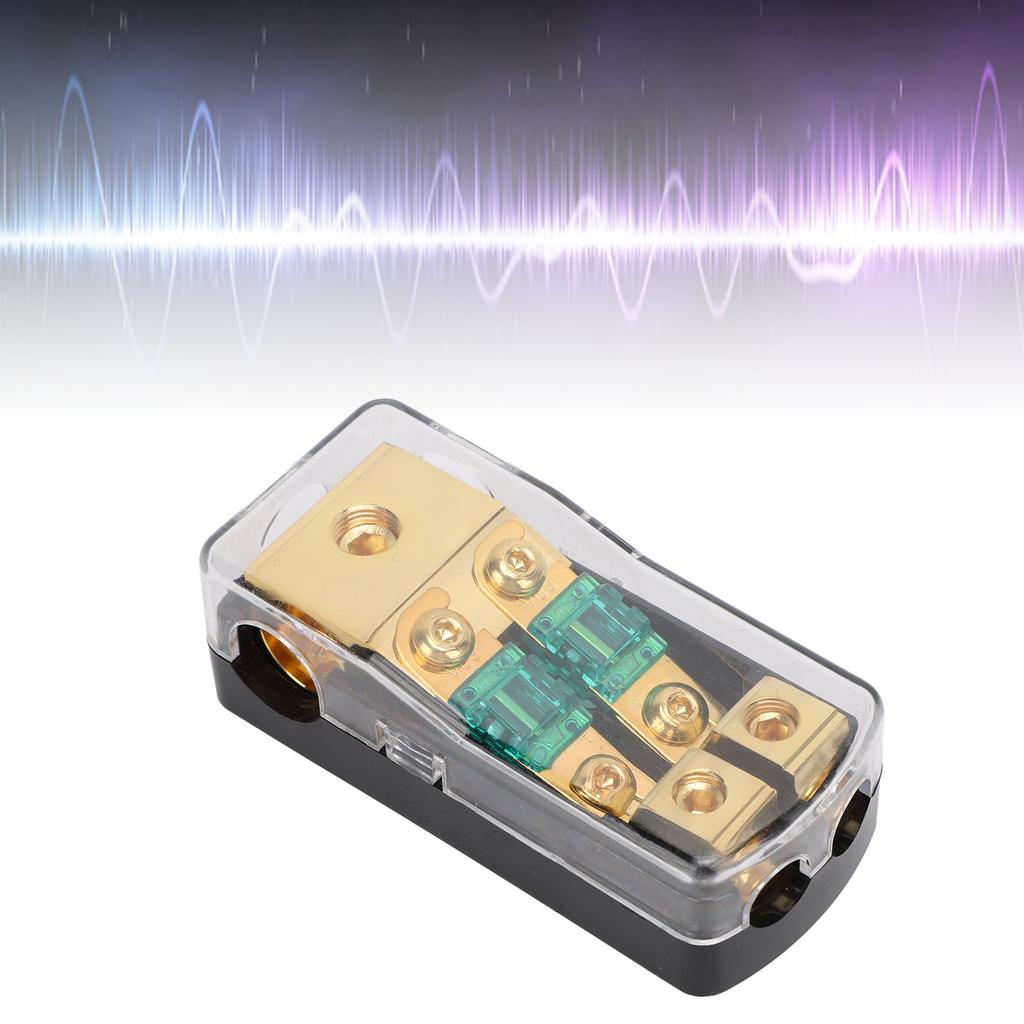 ANL Holder 0 2 4 Gauge in 4 6 8 Gauge Out 60 Amp Distribution Block for Car Truck Boat Stereo Amplifier