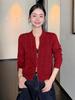 Women's Wool Double Zipper Cable Knit Cardigan - Autumn/Winter Fashion Coat