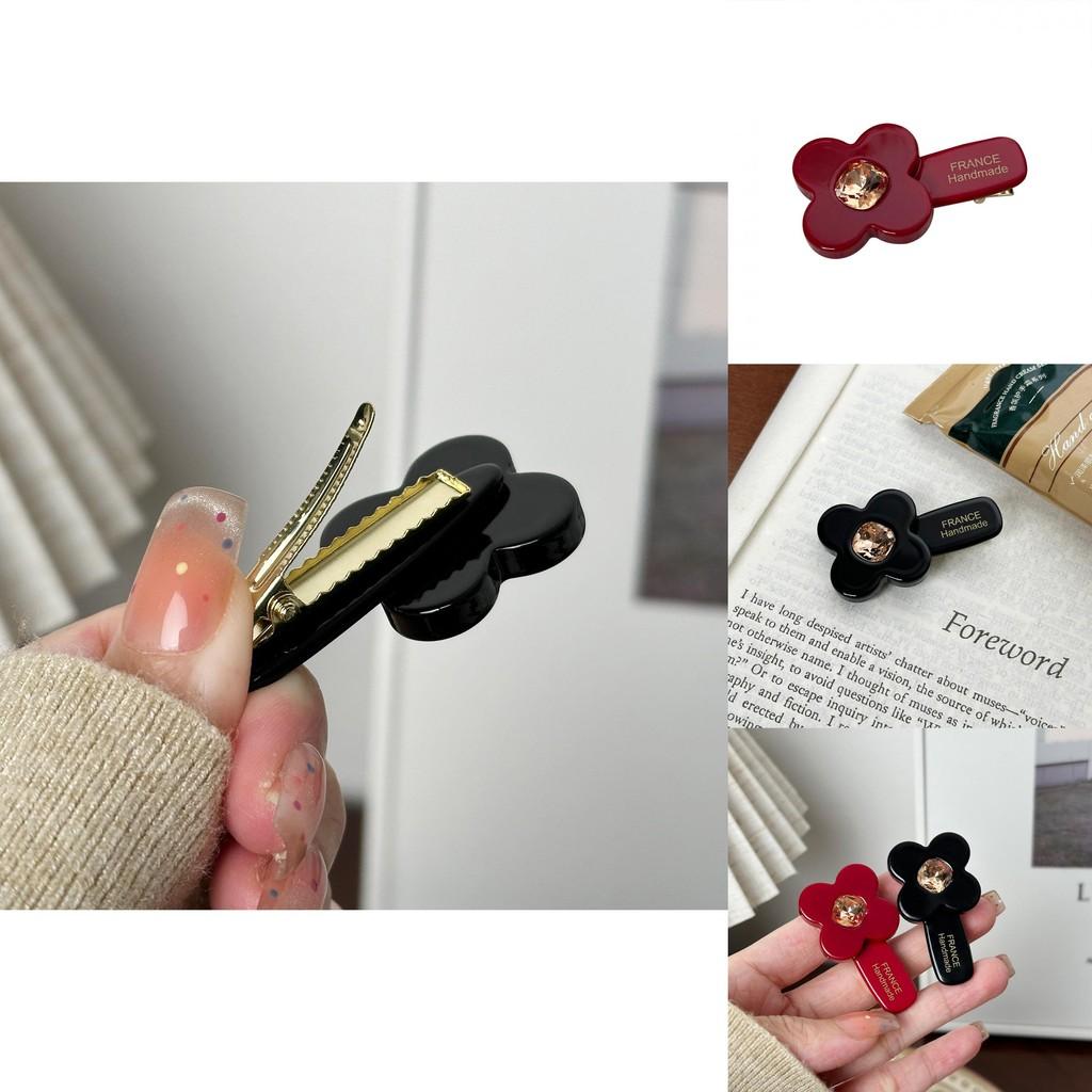 Luxury Acetate Mini Hair Clips With Crystal Embellishments For A Fashionable Look In Fall 2024