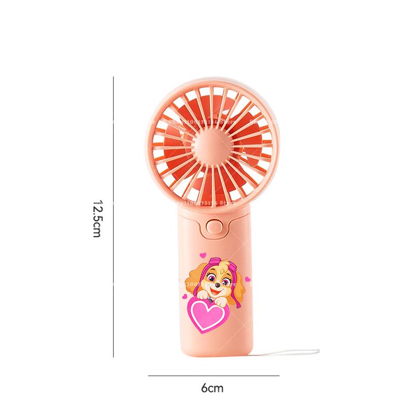 PAW Patrols Portable Fan Convenient Small Fan Summer Pocket Hand-held Fans Lightweight Handheld Kawaii Mini Fan Air Coolers Gift
