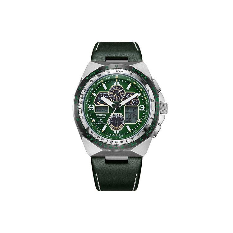 Citizen Men's Green Promaster Series Waterproof Eco-Drive Quartz Watch Watches Jy8147-01X