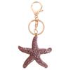 Glittering Marine Creature Keychain Strong Alloy Jewelry for Handbag Embellishment
