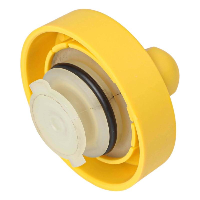 For Dacia Oil Filler Cap Automobile Maintenance Yellow Made Of ABS Material Non-deformation Quick tallation