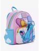 Kids Cartoon Villain Mini Backpack Floral Print Cute Small Rucksack Student School Bag