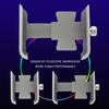 Aluminum Phone Holder With Secure Locking Mechanism 360 Adjustable Vibration Proof Designs Rack for Motorcycle Bike