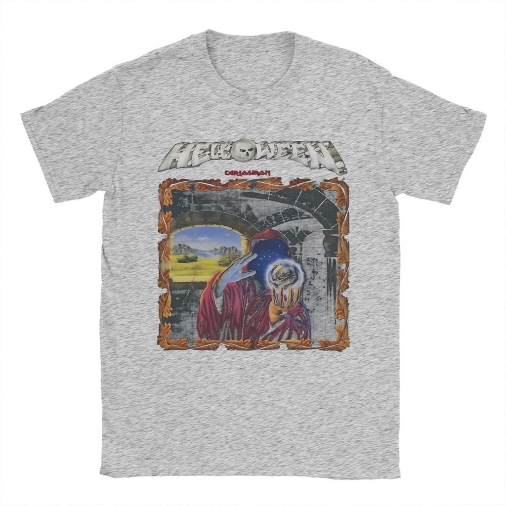 3 Good Designs Helloween Band Pure Cotton TShirt For Unisex Summer Vintage TShirts O Neck Harajuku Tee Shirt Oversize Tops