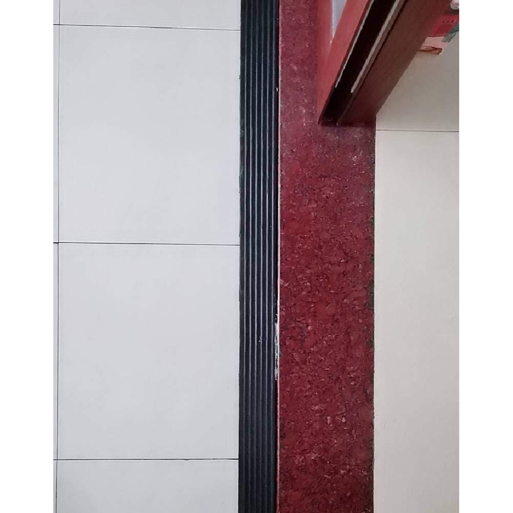Bilaida 100cm (W) X 8cm (D) X 3cm (H) Step-Leveling Ramp, Barrier-Free Rubber Ramp, Wheelchair Ramp, Indoor Use, Factory Warehouse Threshold Ramp, Hos