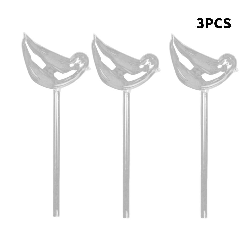 1-12PCS Automatic Plant Watering Bulb PVC Bird Shaped Transparent Self Watering Bulbs Home Garden Plant Dropper Drip Irrigation