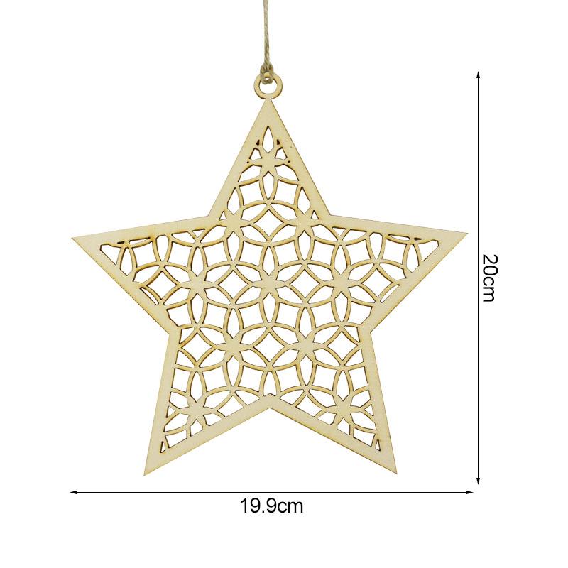 3 Stück Holz Eid Mubarak Hängeanhänger Ornament Ramadan Kareem Geschenk Islam Muslimisches Zuhause Tischdekoration DIY Bastel Partyzubehör