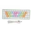 61 Keys Mechanical Keyboard RGB Backlight Colorful Keycaps   Wired Mechanical Keyboard for Gaming   Work