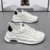Sommer Herrenschuhe neue atmungsaktive Mesh kleine weiße Schuhe Herren Trend vielseitige Plattform Sportschuhe Casual Papa trendige Schuhe