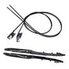 Kit di Riparazione Cavi Vetro Tetto Apribile Cabina Equipaggio + Assemblaggio Binario Per Ford 2015-2020 F150