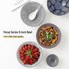 Nordic Underglaze Ceramic Ramen Noodle Soup Bowl Set
