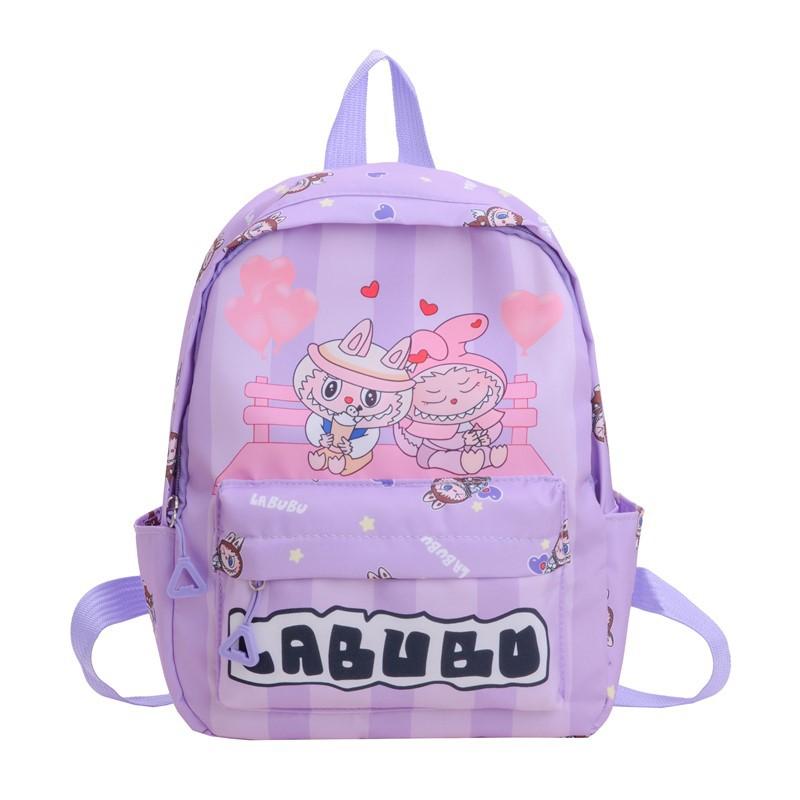 Kindergarten Primary School Students Schoolbag Cartoon Animation Cute Printed Boys And Girls Schoolbag Large Capacity Children'S Backpack