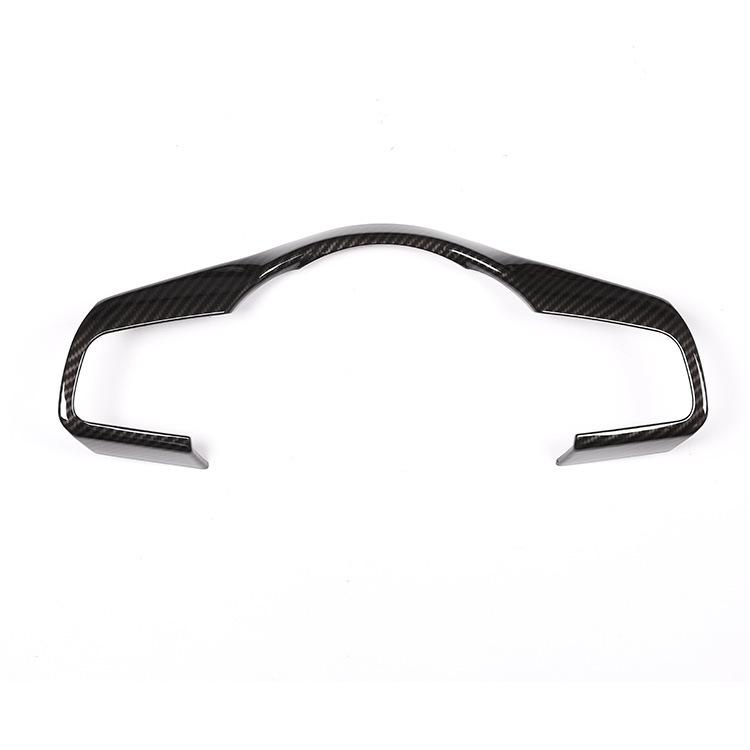 Car Steering Wheel Decorative Frame Trim Fit For Jaguar XF XFL F-Pace F-TYPE 2016- Auto Interior