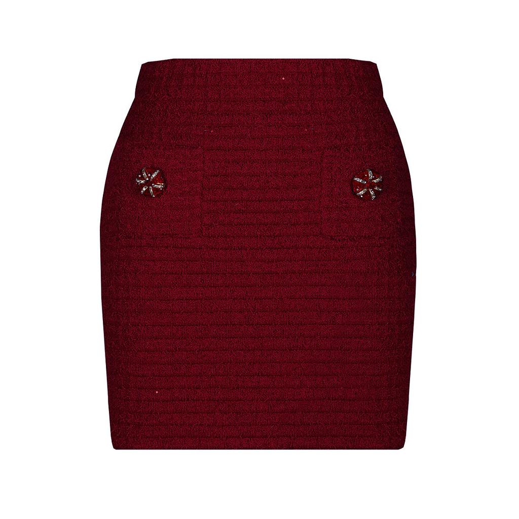 High-end quality spot spring and autumn new knitted Internet celebrity flower long-sleeved top jacket + trousers suit women 25252