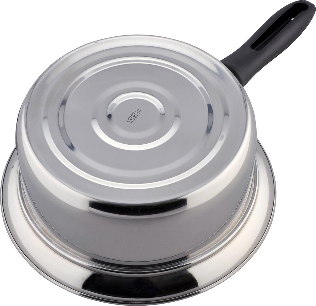 Wahei Freiz 18cm Spill-Resistant Saucepan (KR-7863) - Suitable for Noodles, Stews, and Boiling - Induction and Gas Cooktops