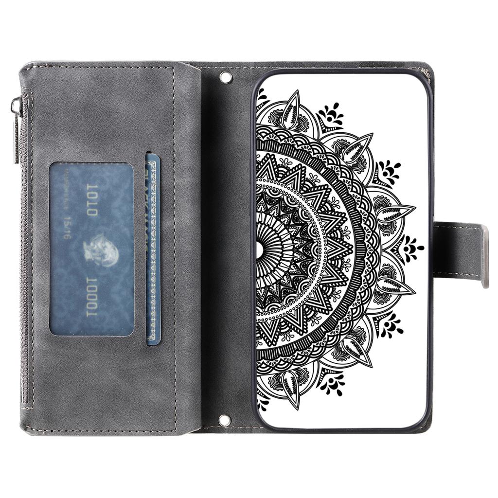 Style 006 For Xiaomi 15 Pro Wallet Case PU Leather Phone Cover Mandala Flower Pattern