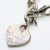 Used  bracelet MONET metal 18.4g Silver heart