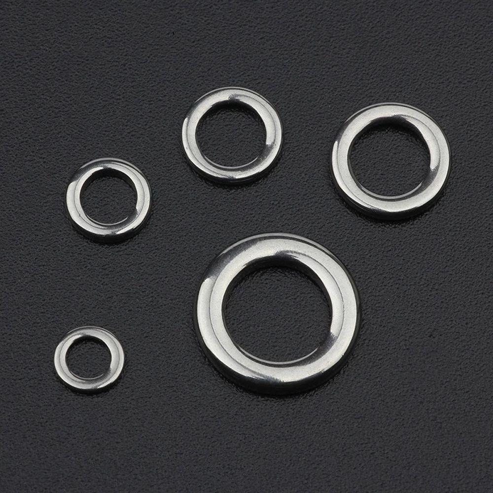 

Сталь Pesca Приманки Рибальське Снасті Застібка Розвідні Кільця З єднувач Снасті Рибальські Кільця Свинець Джигінг 5x3x0.8mm