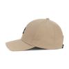 VARZAR 3D Monogramm Logo Oversized Baseballkappe Beige