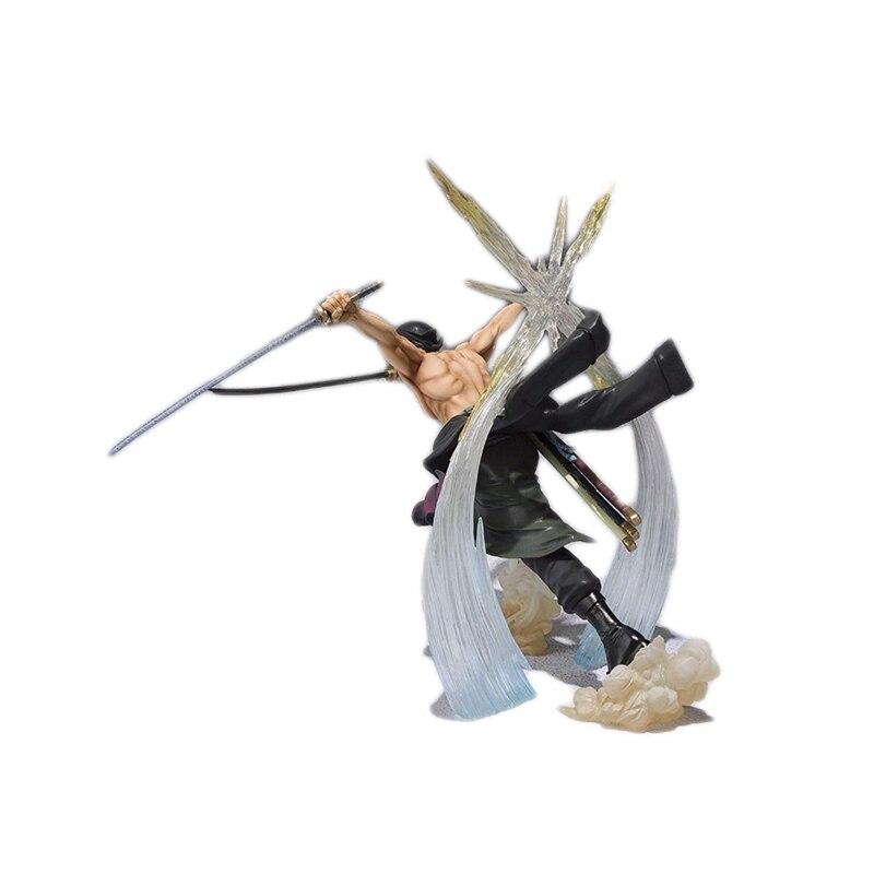One Piece Fighting Zoro 17cm Luffy Figma Model Movable Action Figure Anime Archetype Movie Cartoon Collectible Toy Doll Gift