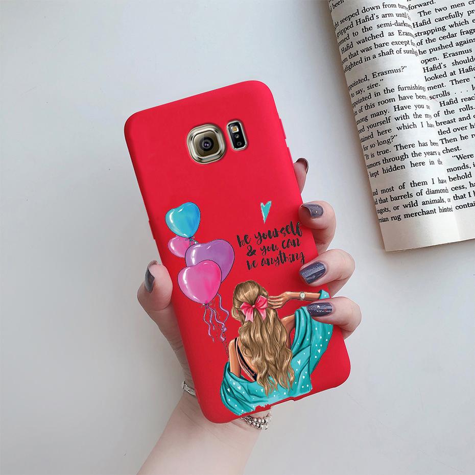 For Samsung Galaxy S7 egde case Cover for Samsung Galaxy S6 edge Case for Samsung S7 S6 G920F SM-G925F Cover Cute Silicon Fundas