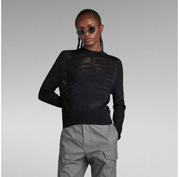 

G-Star Свитер Pointelle Text M