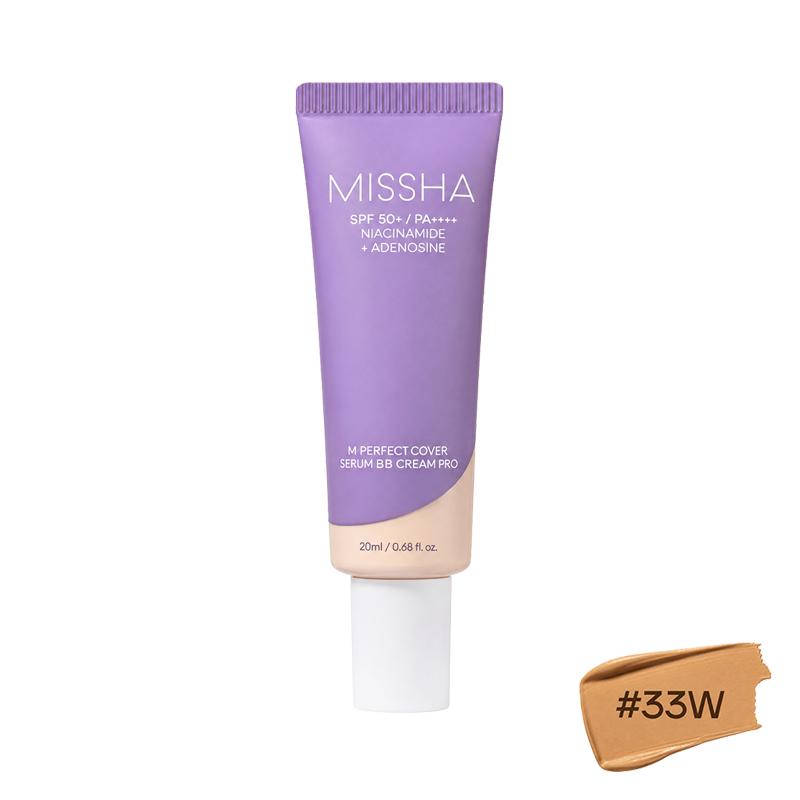 [Cardi B’s Pick] MISSHA M Perfect Cover Serum BB Cream Pro 20ml  SPF50+ PA++++ (35 Options)