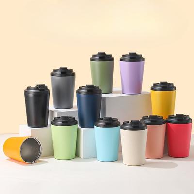 American Thermos Cup 304 Stainless Steel Coffee Cup Vacuum Office Water Cup Outdoor Car Gift Cup
