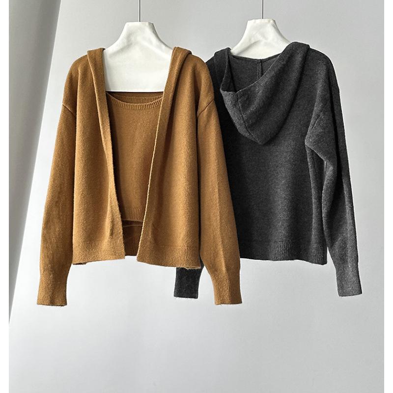 

Оранжевый Zhi Повседневный Свободный Однотонный Топ на бретелях Маленький Комплект из двух предметов - Коллекция Ранней Осени (K265) One Size