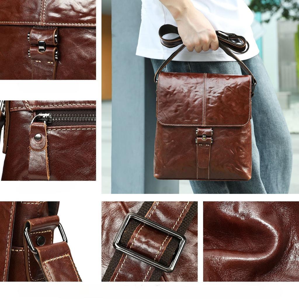 Portable Bag, Crossbody Bag, Large Capacity, High-end Feel, Men's Single-shoulder Bag, Trendy Crossbody Bag
