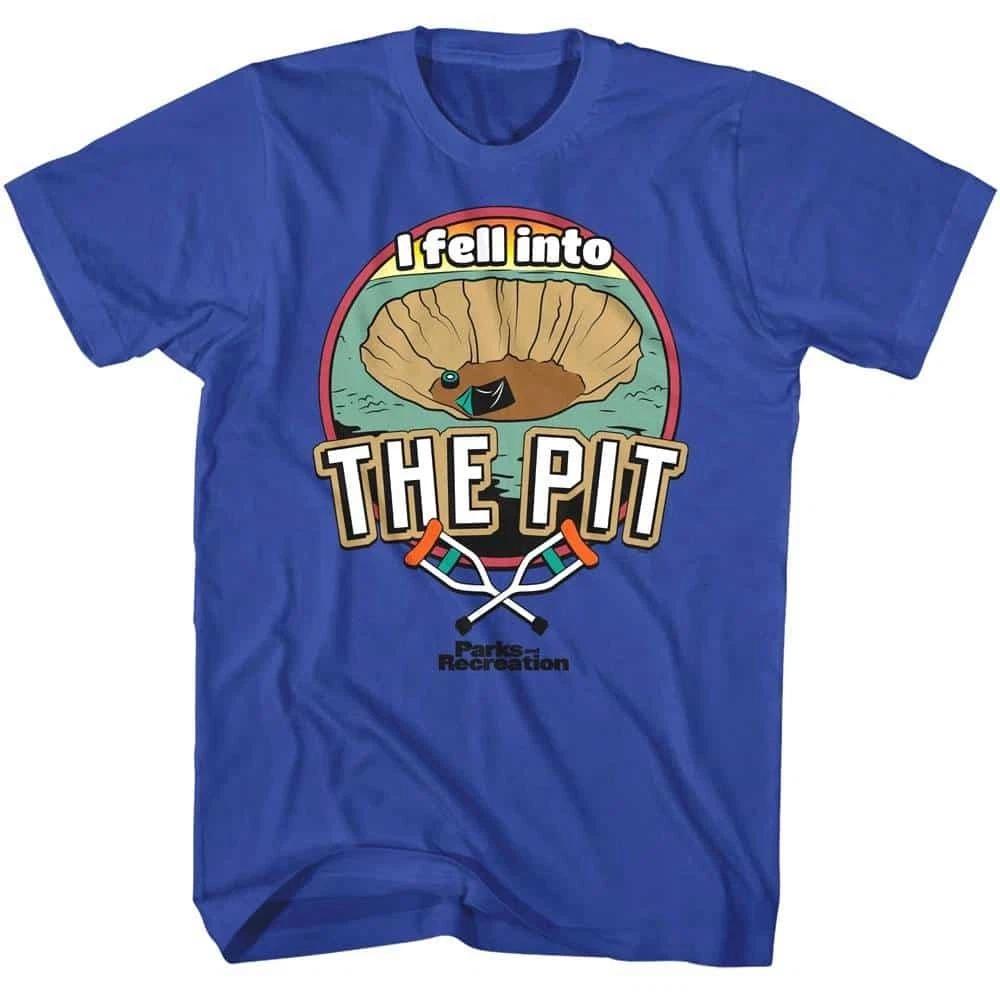 Parks and Recreation I Fell in the Pit Men s T Shirt L
