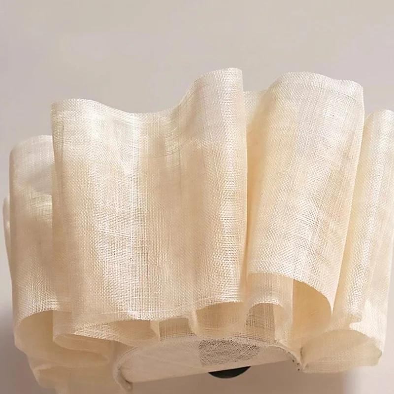 Vintage Stoff Kronleuchter Innenbeleuchtung Restaurant Loft Schlafzimmer Nachttisch Pendelleuchten Dekoration Zuhause Lüster Leuchten