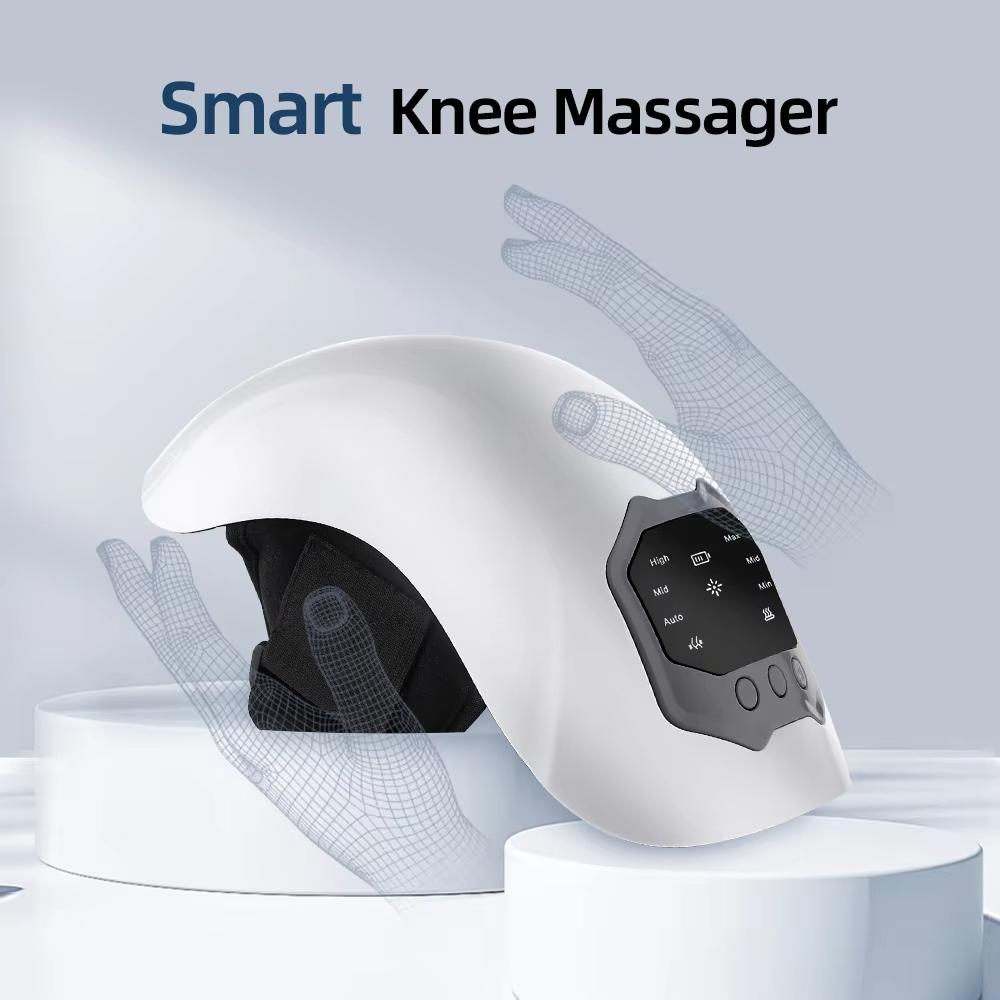 2026 Neuer verbesserter elektrischer Knie-Massager für die Körperpflege mit Airbag - Infrarot-Heizung & vibrierendes Bein-Massagegerät zur Gelenkentspannung,